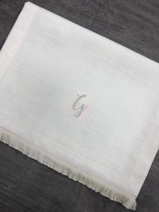 Püsküllü Etamin Runner Krem