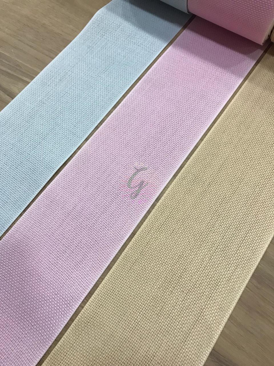 Linen Cinsi 10 cm Renkli Bordür