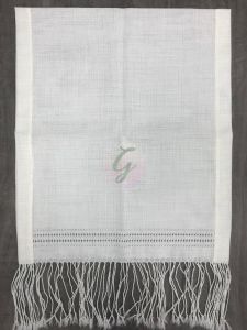 Ajurlu-Saçaklı Etamin Runner Krem