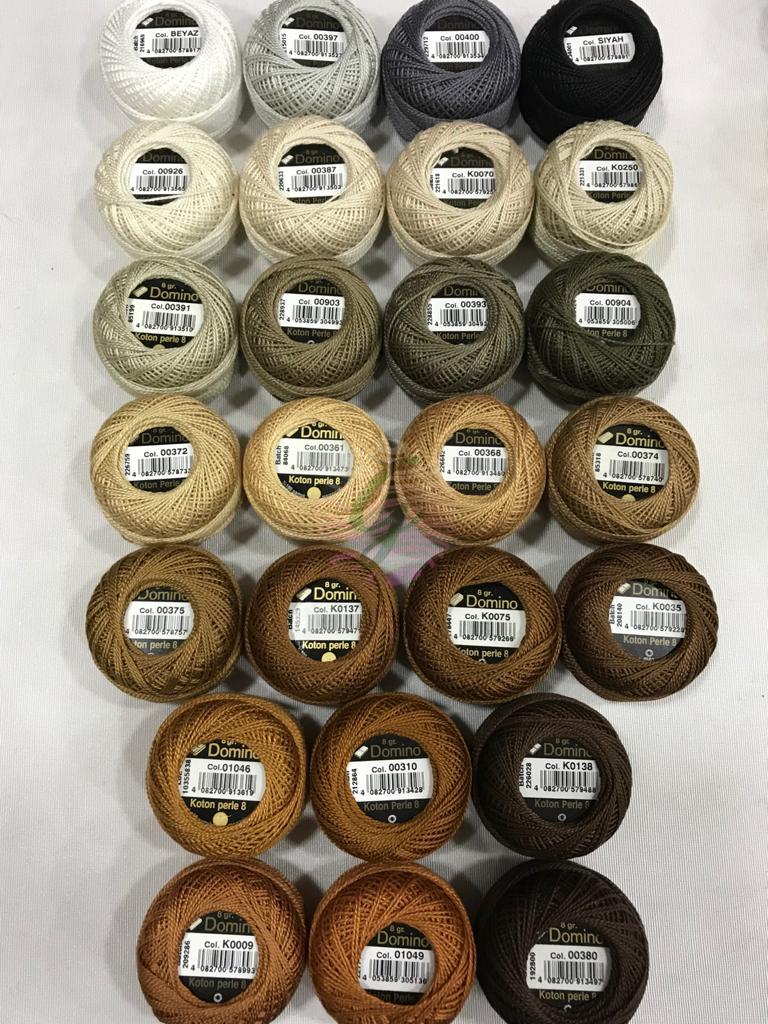 Domino 8 no Kahve ve Siyah Tonları