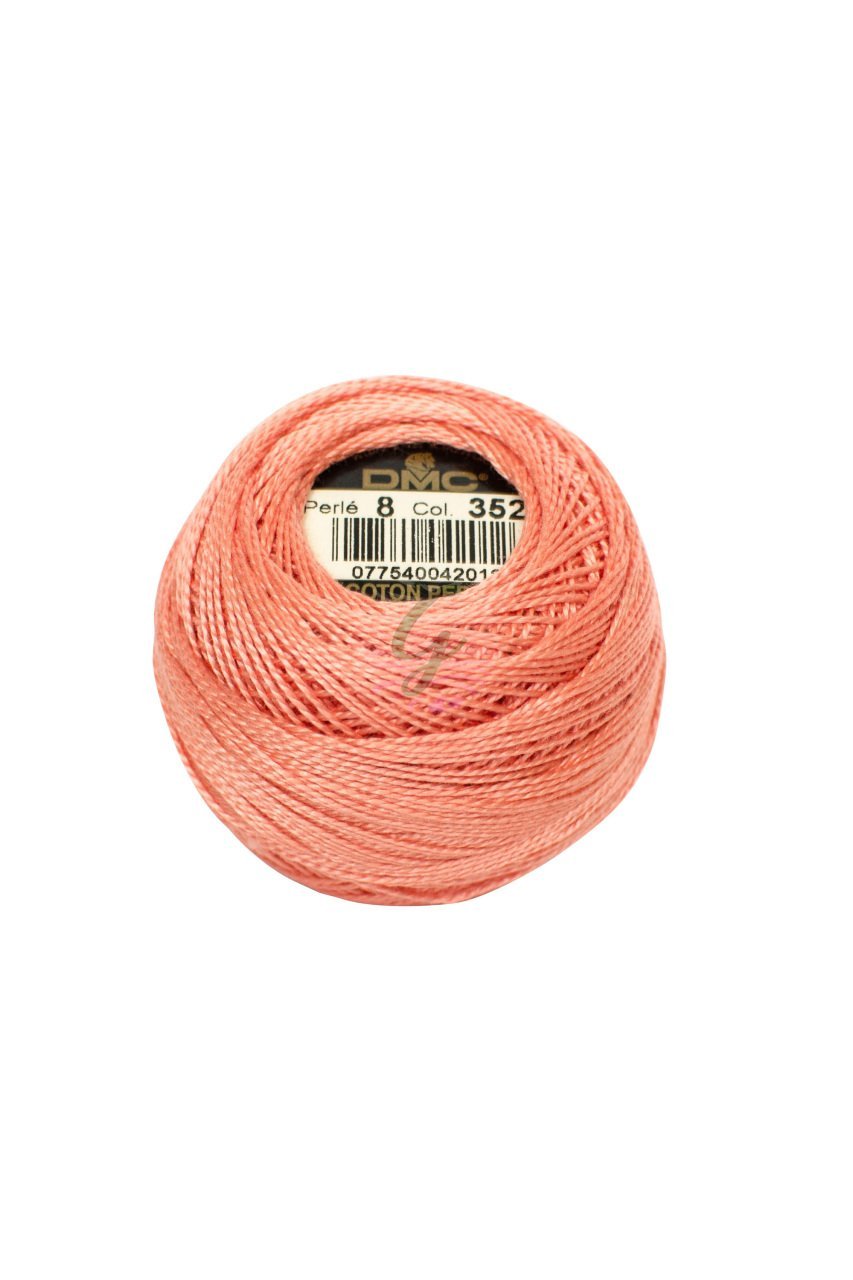DMC 8 No Koton Perle Kırmızı-Nar Çiçeği Renkleri 352