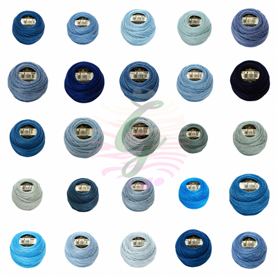 DMC 8 No Koton Perle Mavi  Renkleri