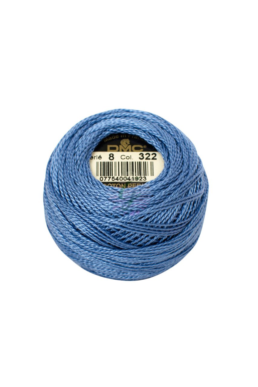 DMC 8 No Koton Perle Mavi  Renkleri 322