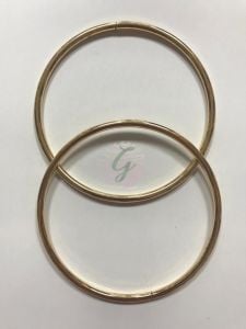 Yuvarlak Metal Çanta Sapı Sarı