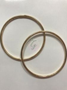 Yuvarlak Metal Çanta Sapı Sarı