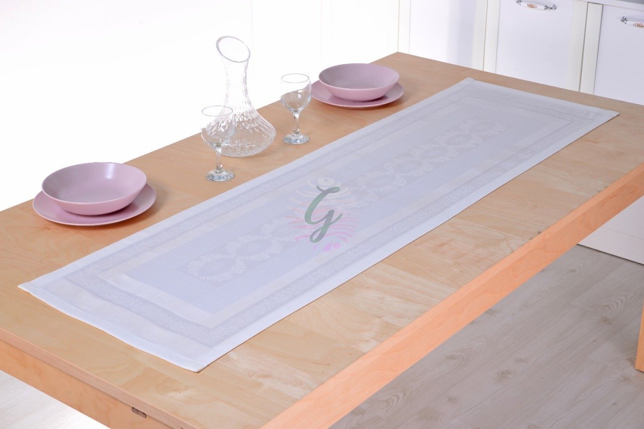 45×150 cm Ölçüde Hazır Etamin Runner(9220)