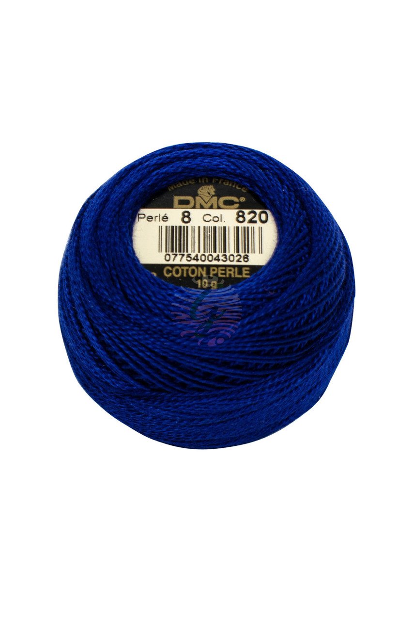 DMC 8 No Koton Perle Mavi  Renkleri 820
