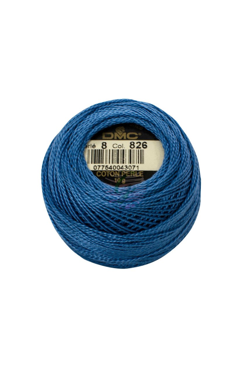 DMC 8 No Koton Perle Mavi  Renkleri 826