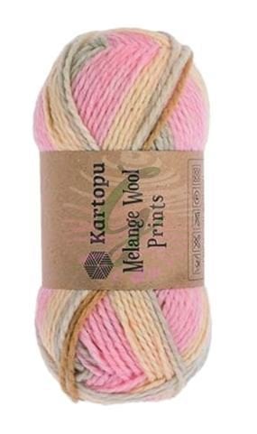 Kartopu Melange Wool Prints (5 Adet Şeklinde)