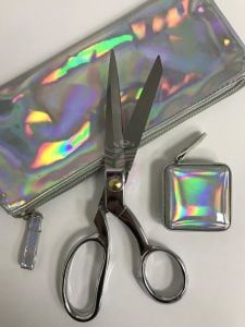 Çantalı Makas+Mezro Seti Gümüş