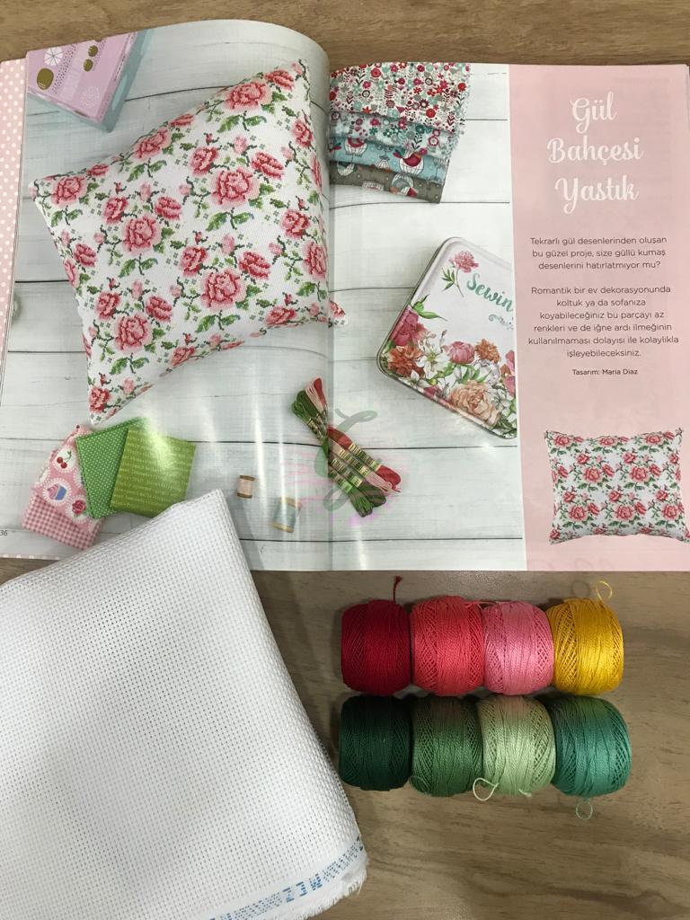 Gül Bahçesi Yastık Kiti