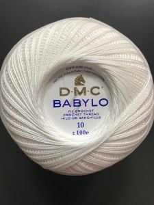 DMC Babylo Ağ İpliği 10 Numara(Kalın) BEYAZ