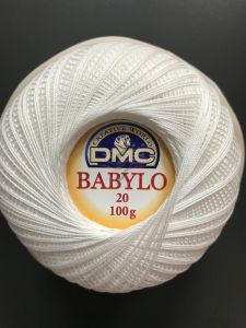 DMC Babylo Ağ İpliği 20 Numara(Orta) BEYAZ