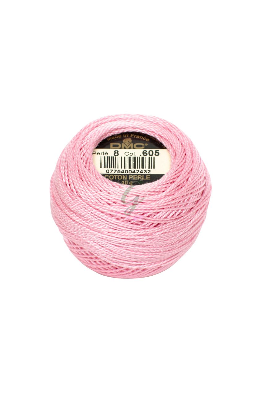 DMC 8 No Koton Perle Pembe Renkleri 605